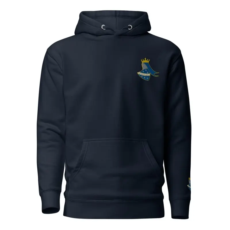 Kingdom of Bosnia Embroidered Hoodie